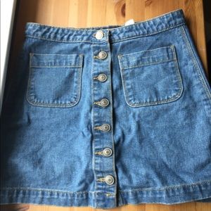Brandy Melville jean skirt